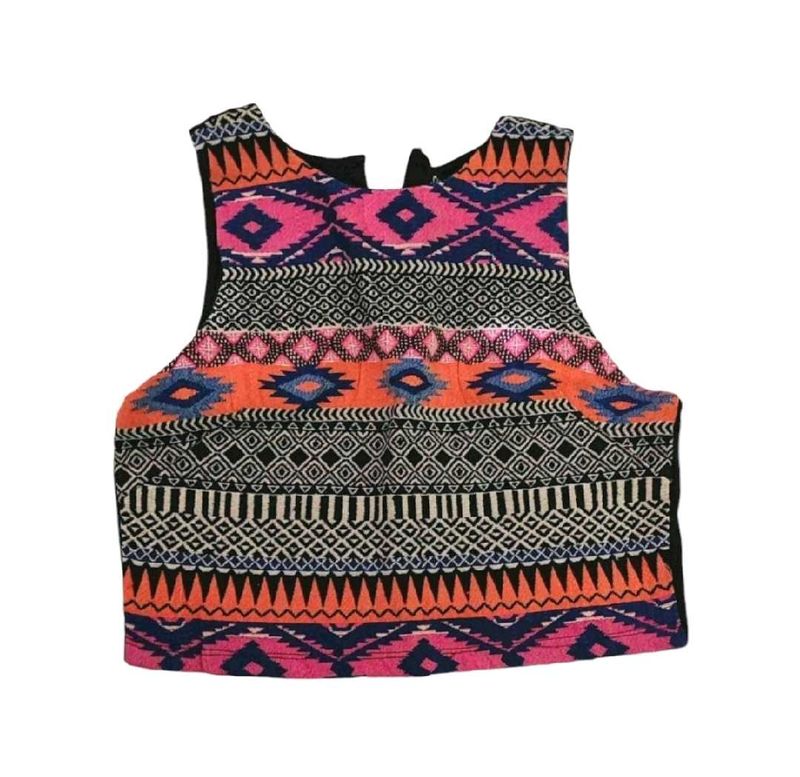 Sassafras MultiColoured Cropped Top