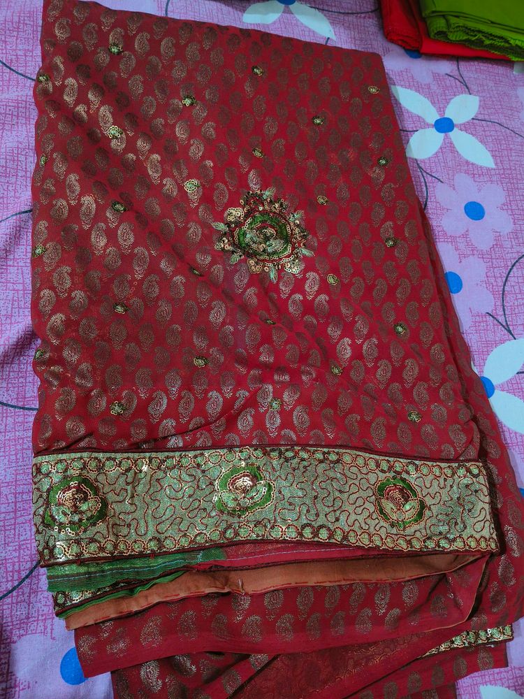 Beautiful Work Saree