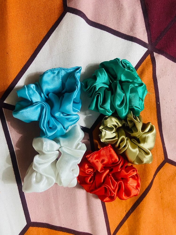 Premium Satin Scrunchies