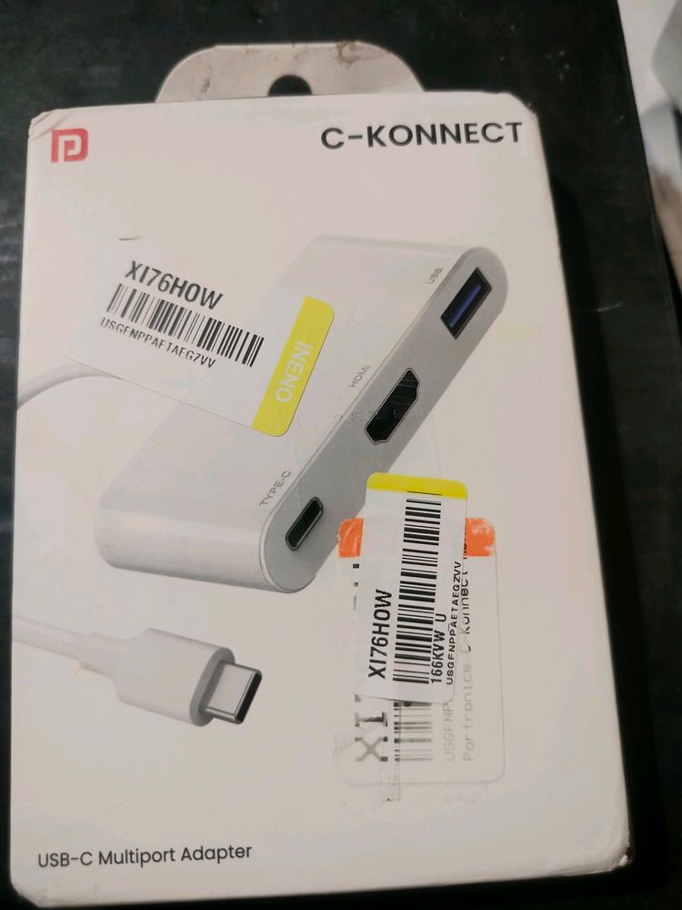 New Portronics C Konnect Usb Hdmi Adapter