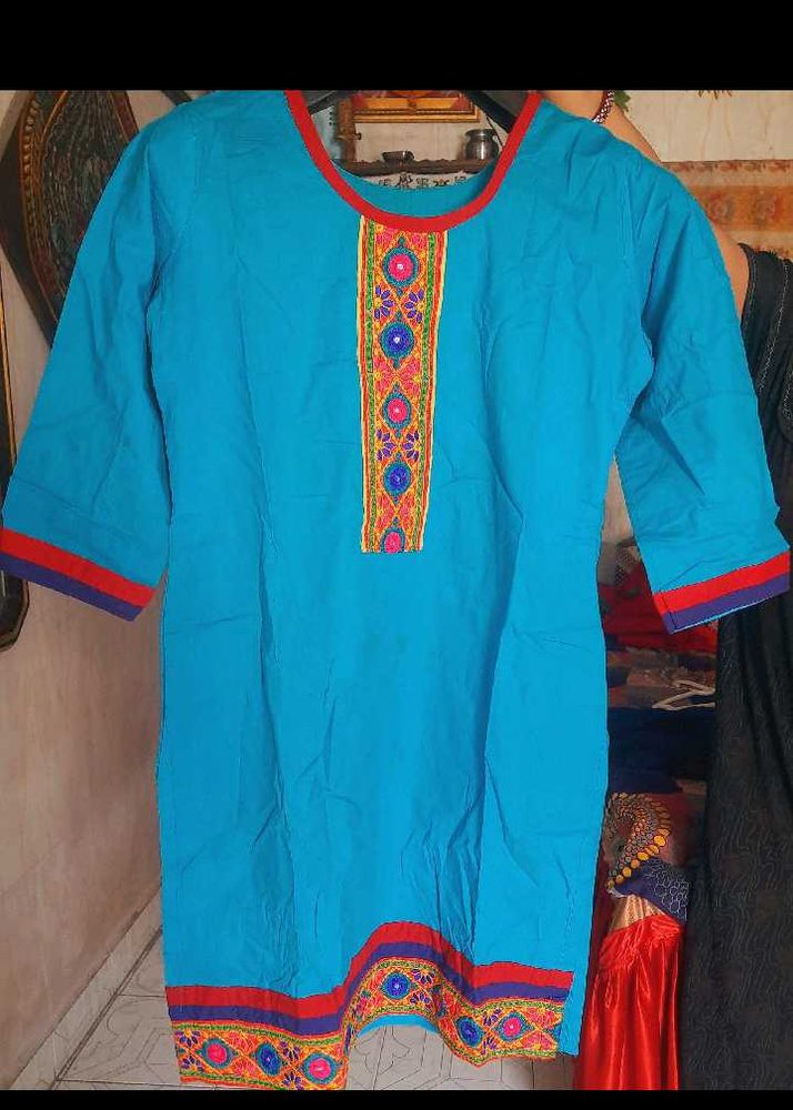 Nice Blue 💙 Kurti