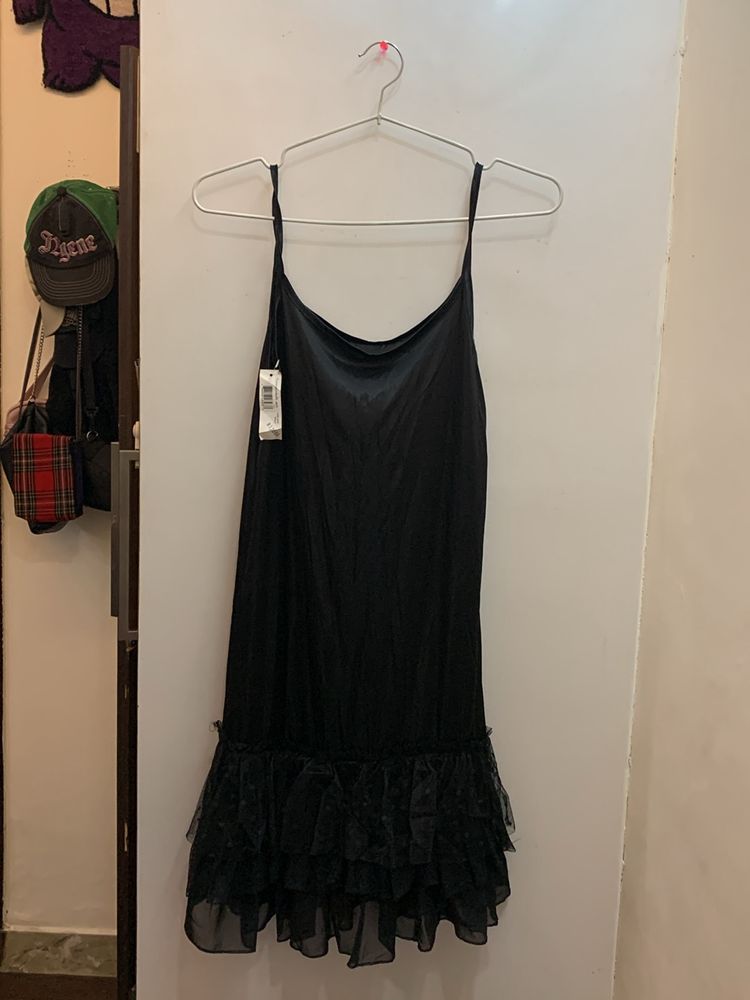 Party Black Dress With Tag