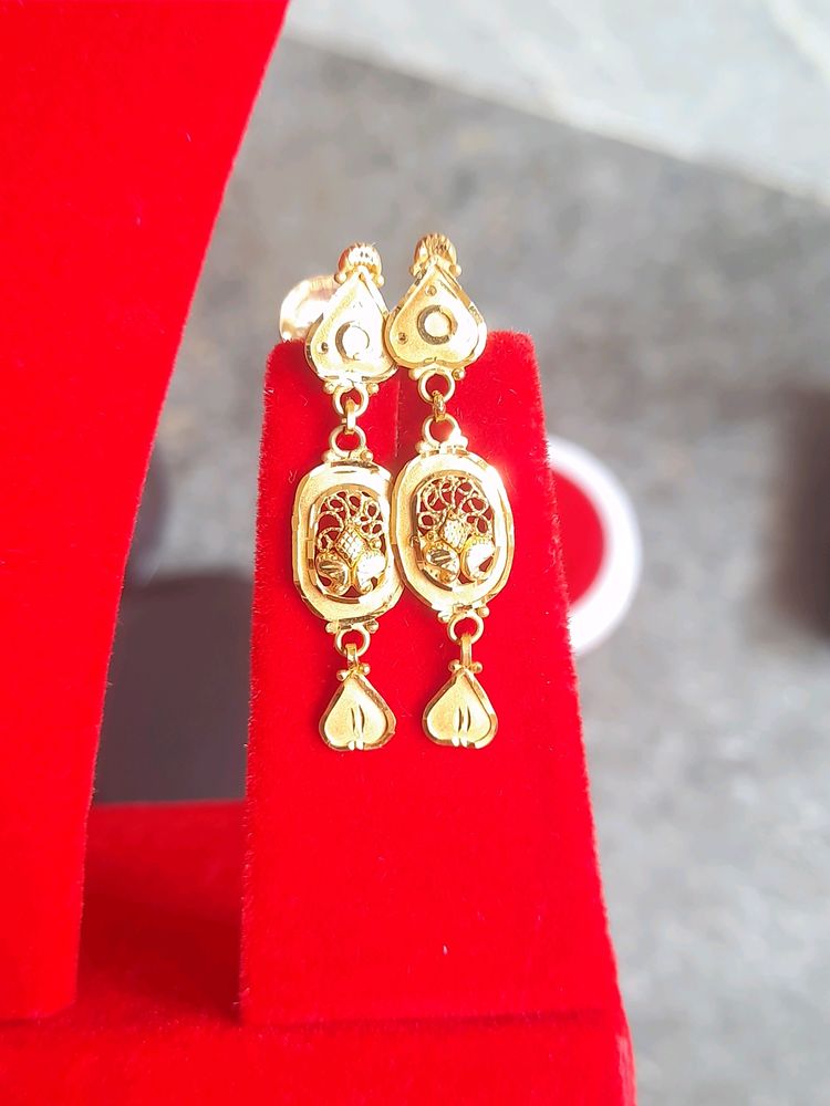 Beautiful New 22crt Gold Earrings