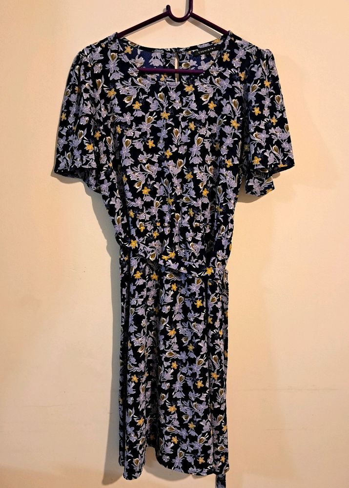 Floral A-Line Dress