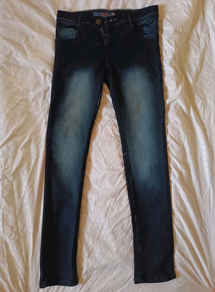 Dark Blue Denim Jeans