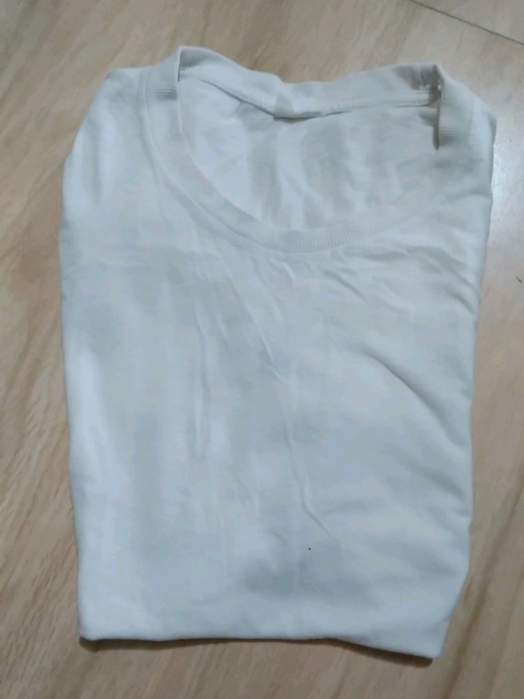 Pure Cotton White T-shirt