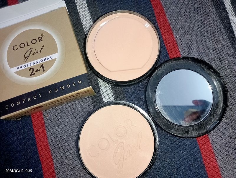 2 In 1 Compact And Highlighter 👌❤️👌