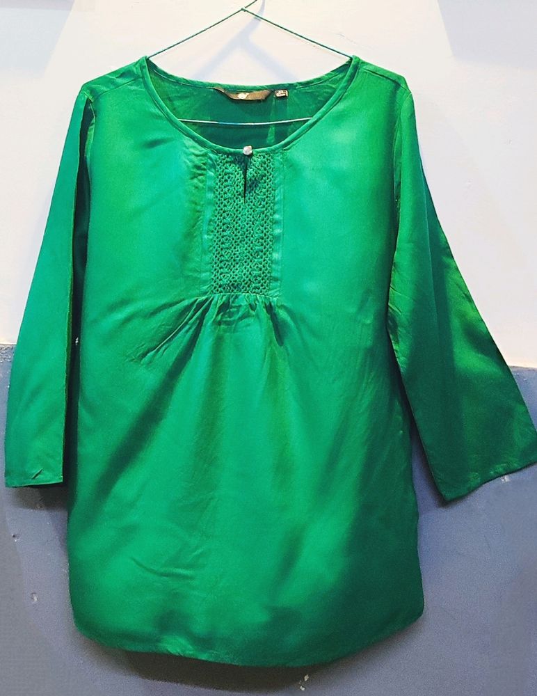 Green Tunic Top