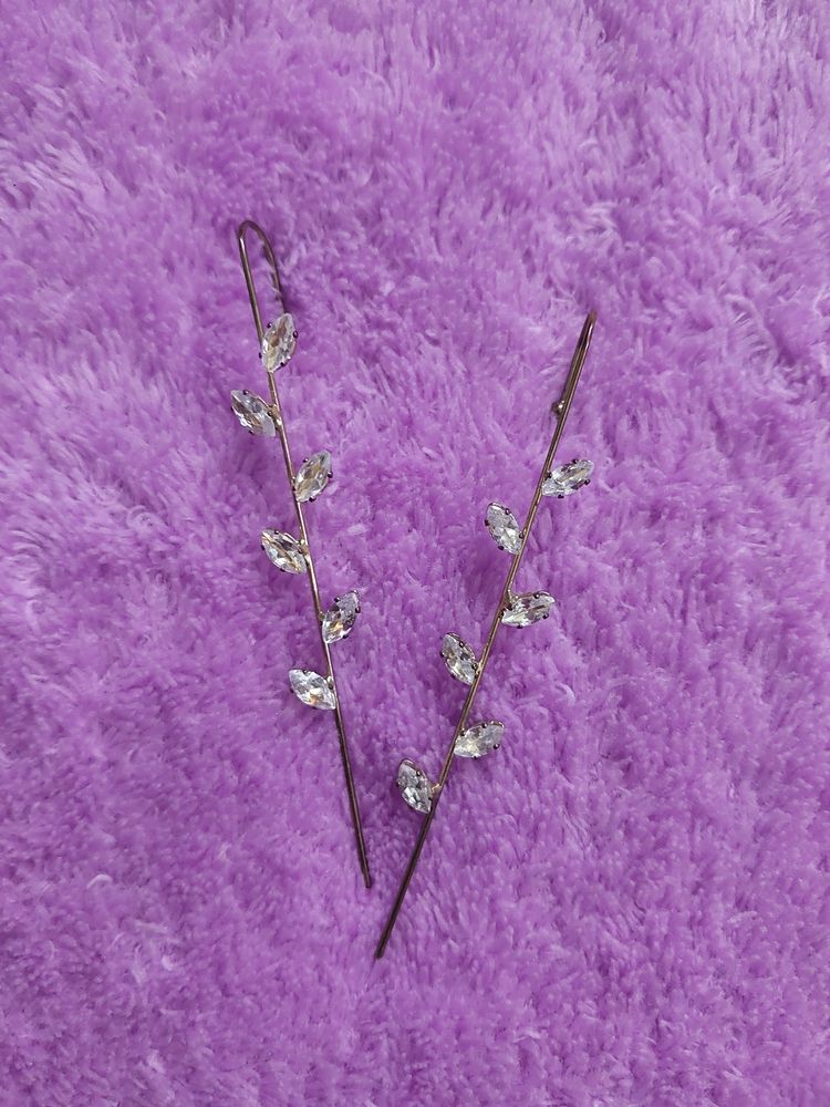 Golden earcuff pair