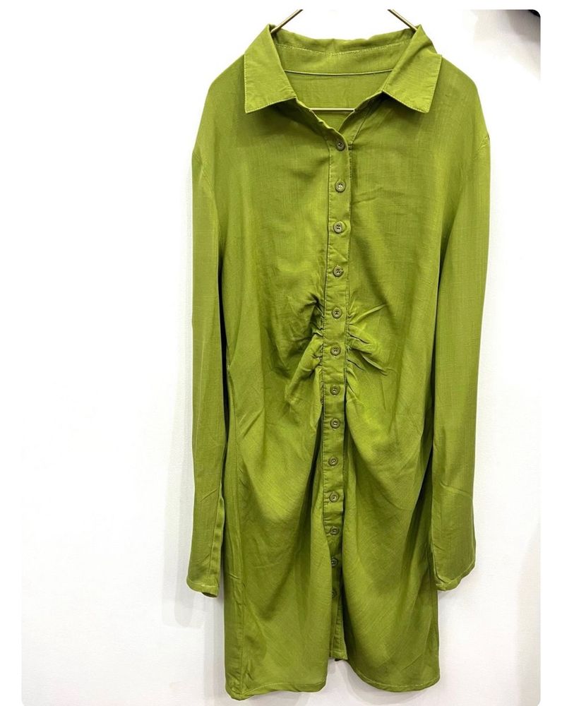 Combo Green Dress Urbanic Black Floral Top H&M