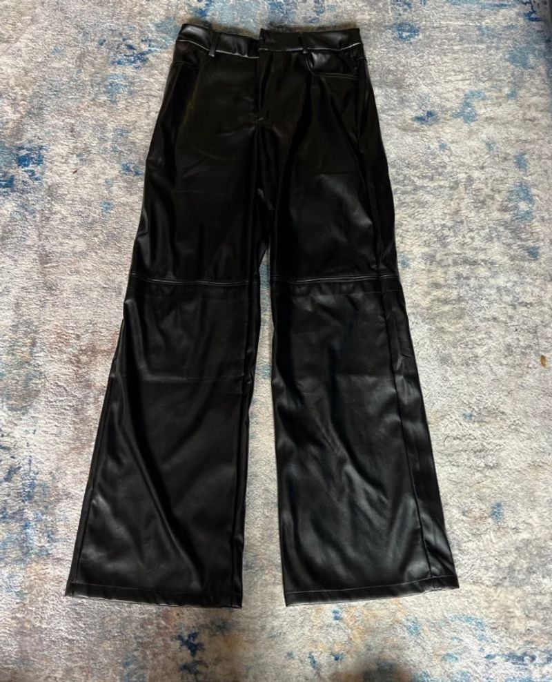 Zara Leather Trousers