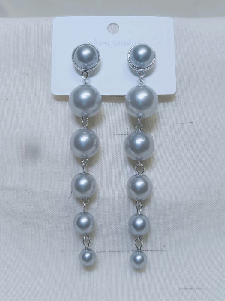 Brand New Long Pearl Earrings