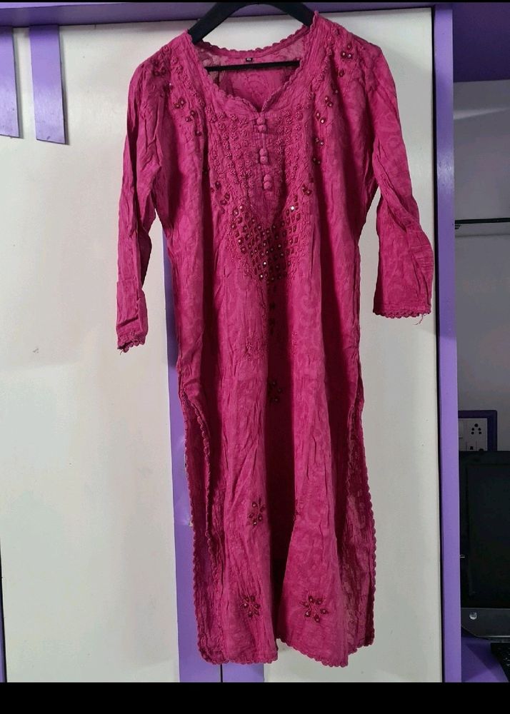 Beautiful Croshia Work Kurta