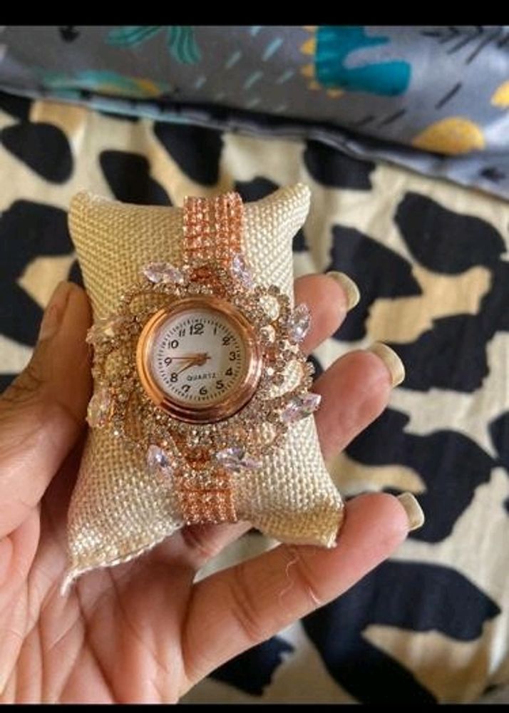 Rosegold Diamond Watch