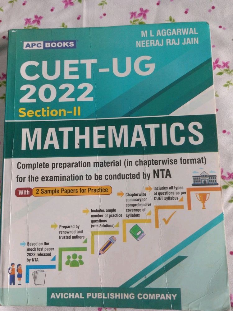 Cuet Book Mathematics By ML Aggarwal