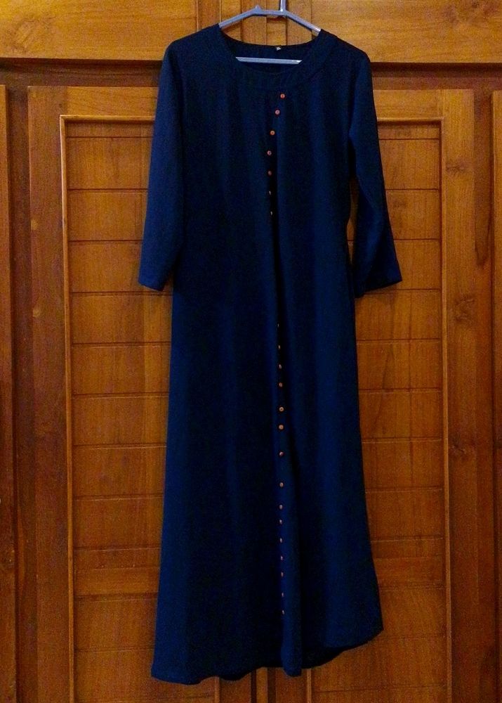 Women Navy Blue Aline Dress