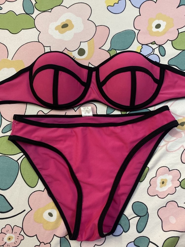 Steal Deal Pink Bikini Swim Suit