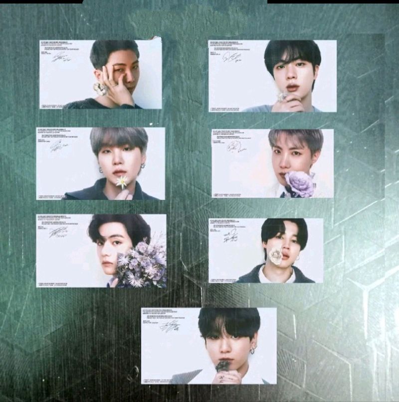 BTS Monochrome Photocards