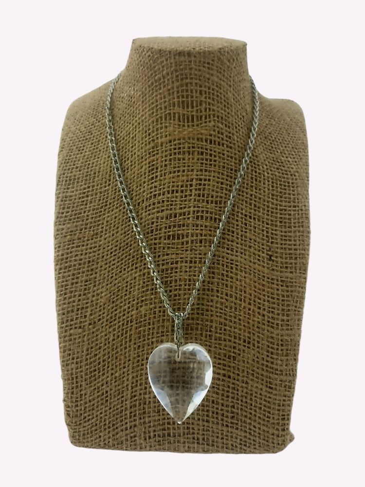 Beautiful Acrylic Heart Shape Pendent Necklace