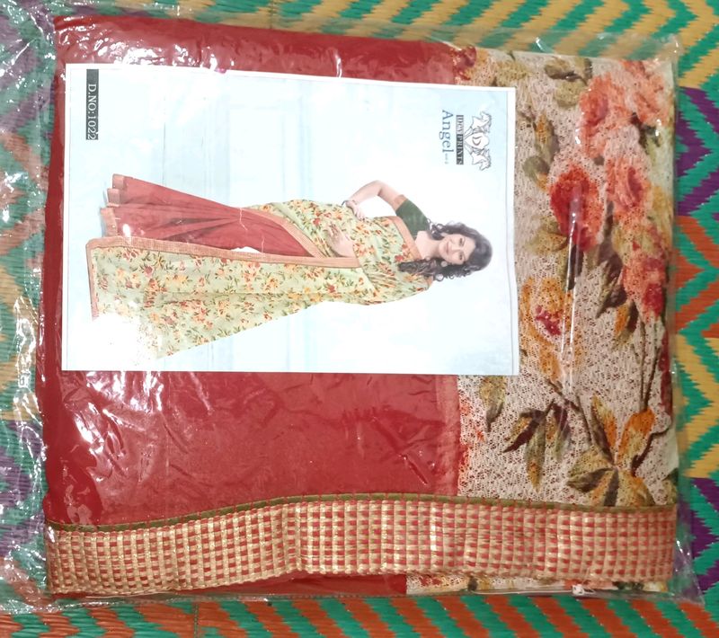 Catloge Saree Half Color