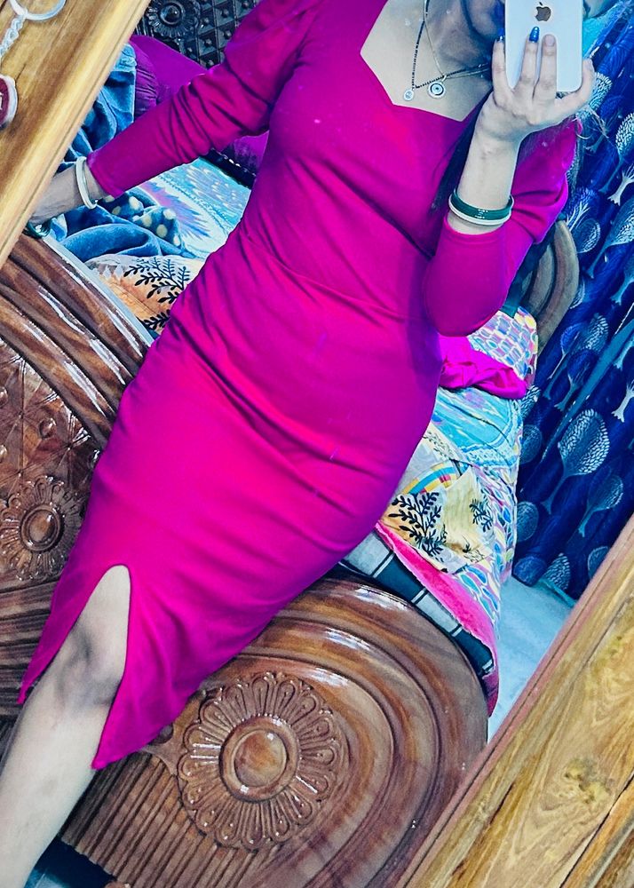 Pink Bodycon Dress