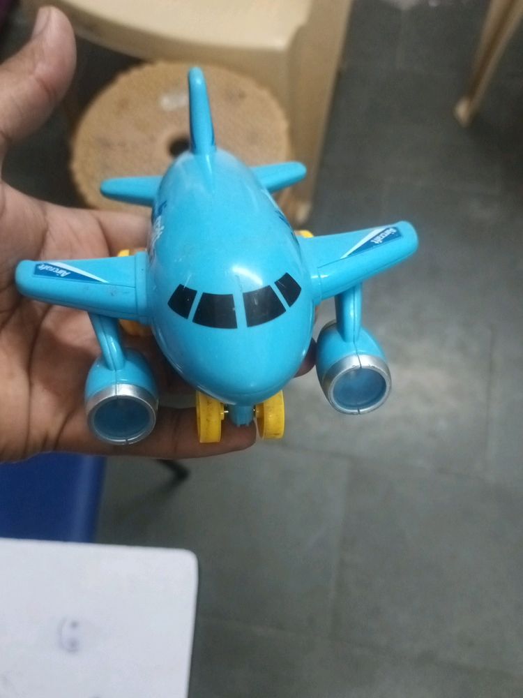 2 Aeroplane Toys (High Quality Plastic Eco Friendly For Small Kids)