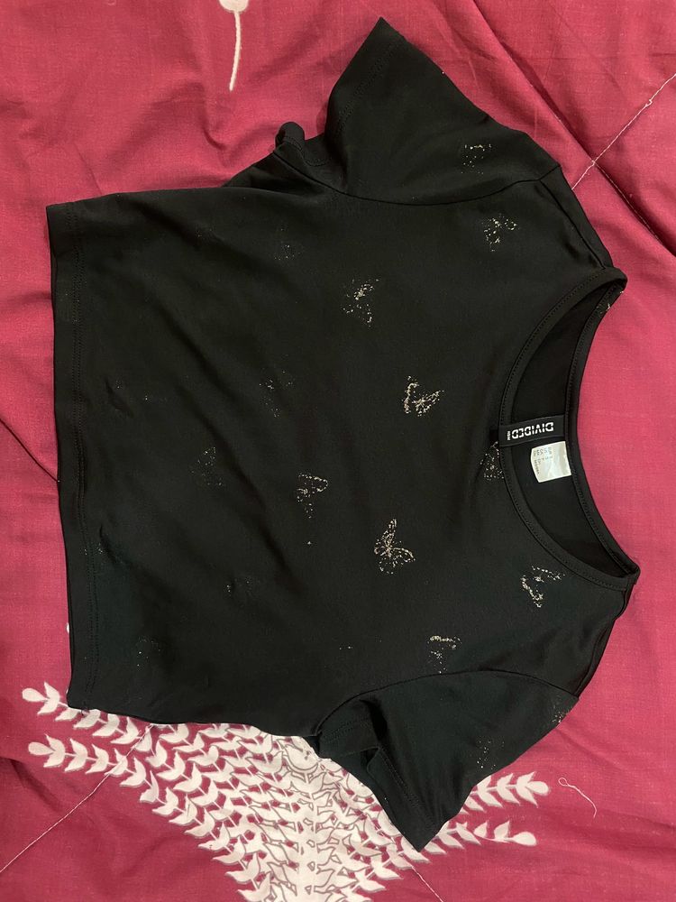 BUTTERFLY PRINT H&M TOP🦋