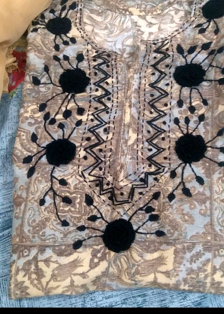 Hand Made Chicken Kurta