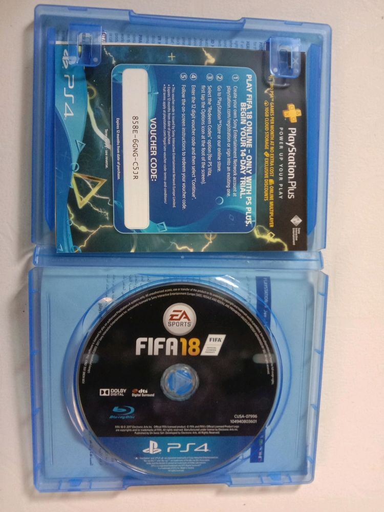 PS4 CD Fifa 18