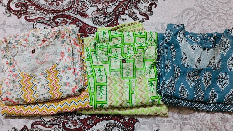 3 Pair Pent Kurti..