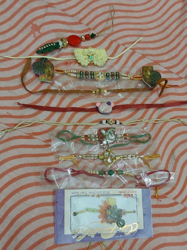 Combo Of 10 Rakhis