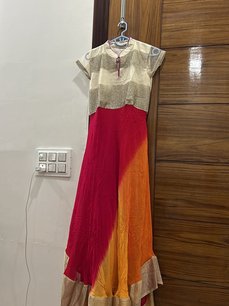 Selling an Elegant Multi Color Kurti In Chiffon