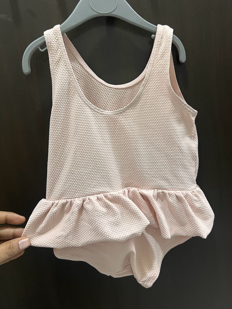 Baby pink Bodysuit For Girls New Without Tags