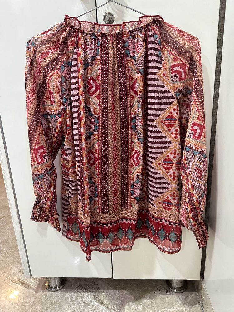 Ritu Kumar Aztec Print Top