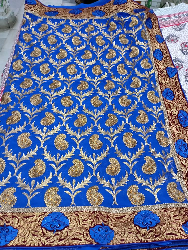 Royal Blue saree