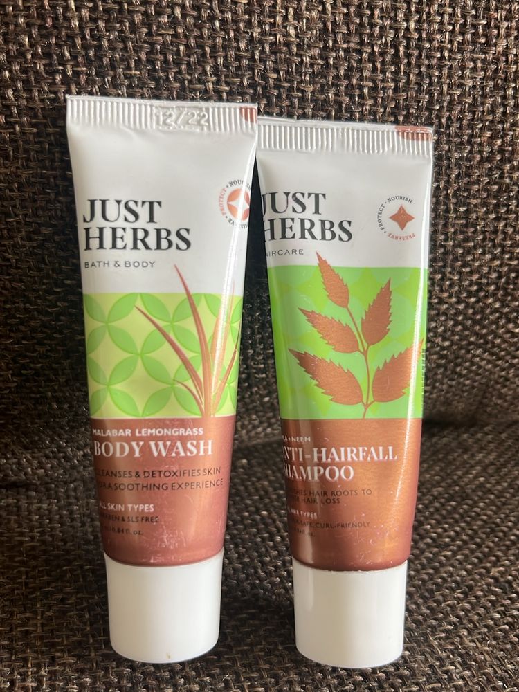 Just herbs combo - Anti Hairfall Shampoo,body Wash