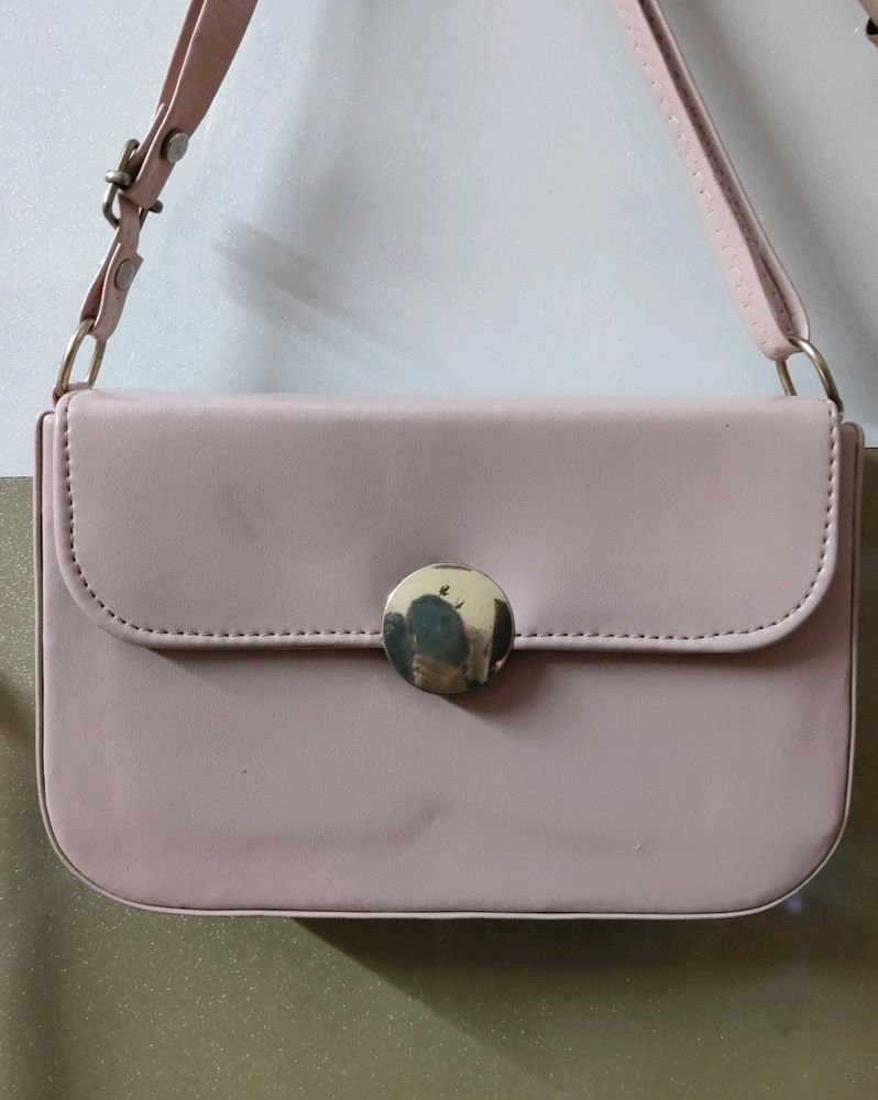 A Cute Peach Sling Bag