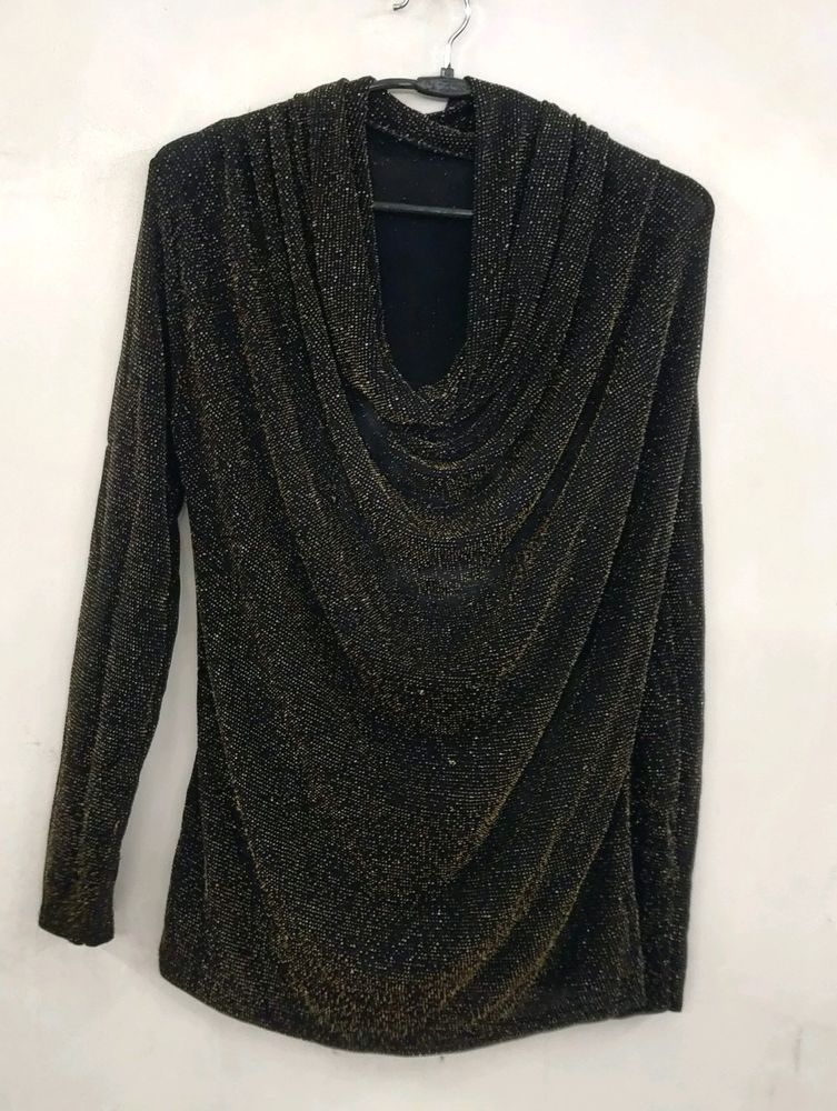 ,👯👯KASAR  PARTY METALLIC BLACK /GOLDEN TOP