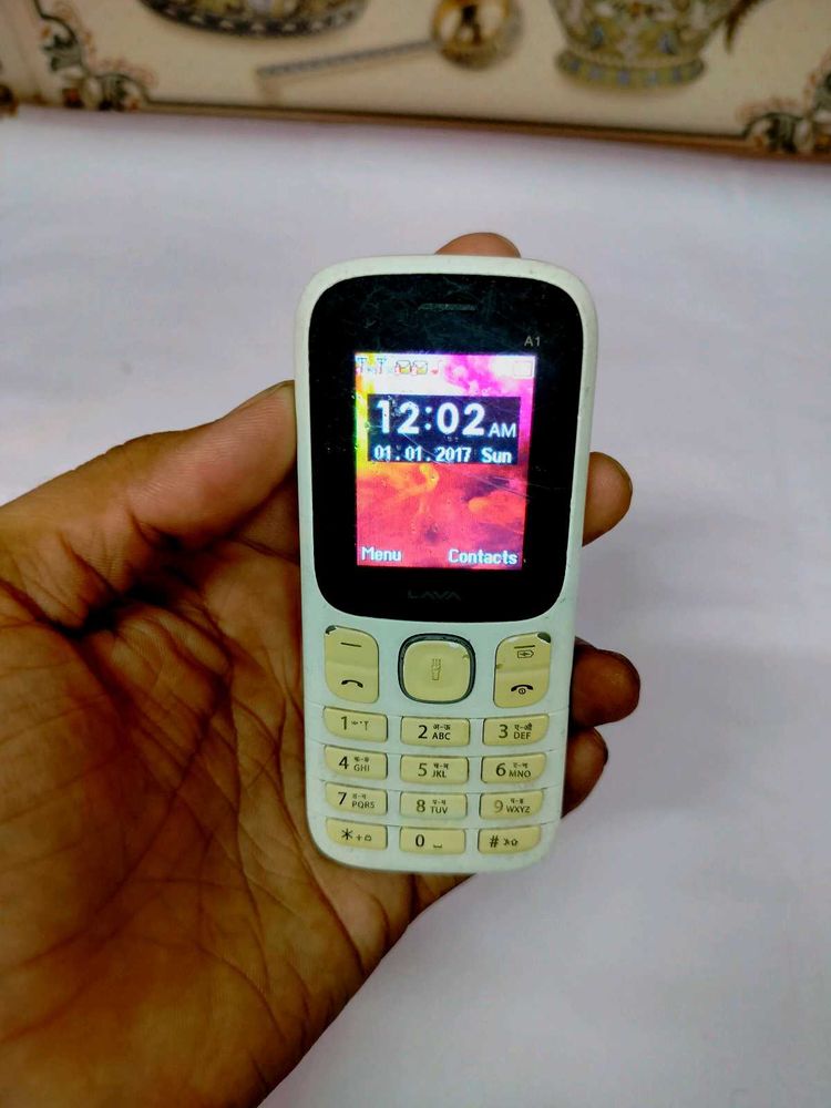 Lava A1 Keypad Mobile Phone.