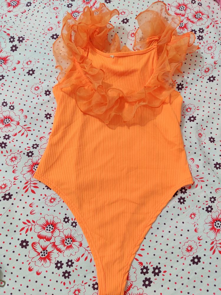 Orange Bodysuit