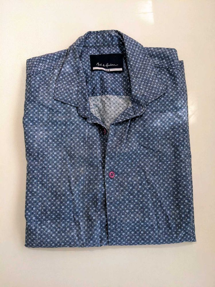 Mast & Harbour Men's Blue Shirt (S)