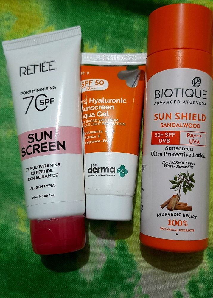 Three Sunscreen