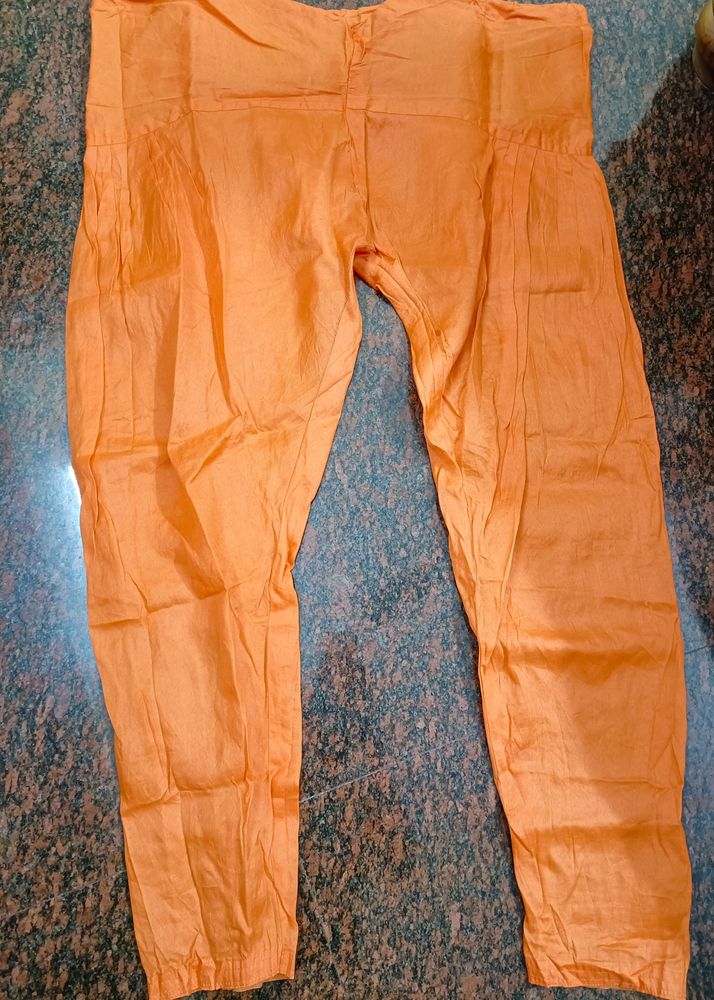 Orange Pattiyala Pant