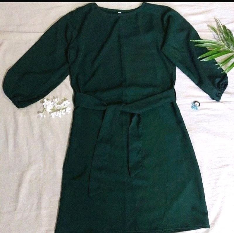 Dark Green Dress