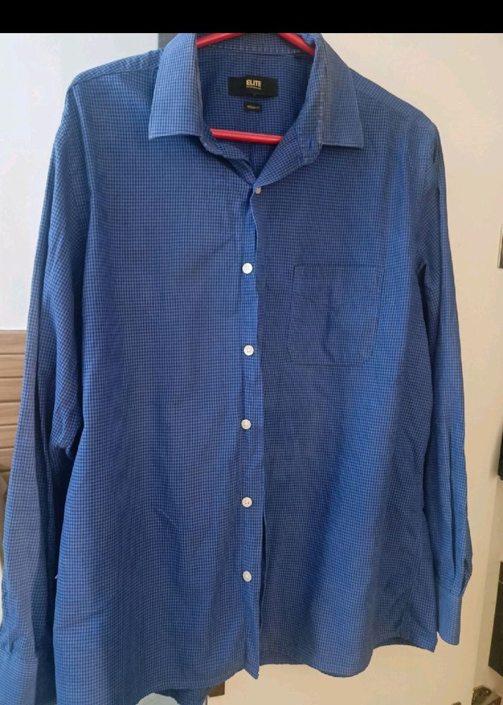 Peter England Dark Blue Shirt