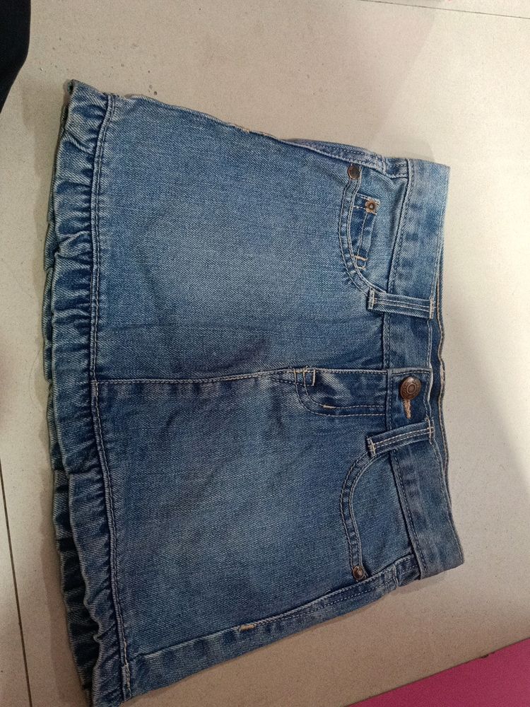 Kids Denim Skirt