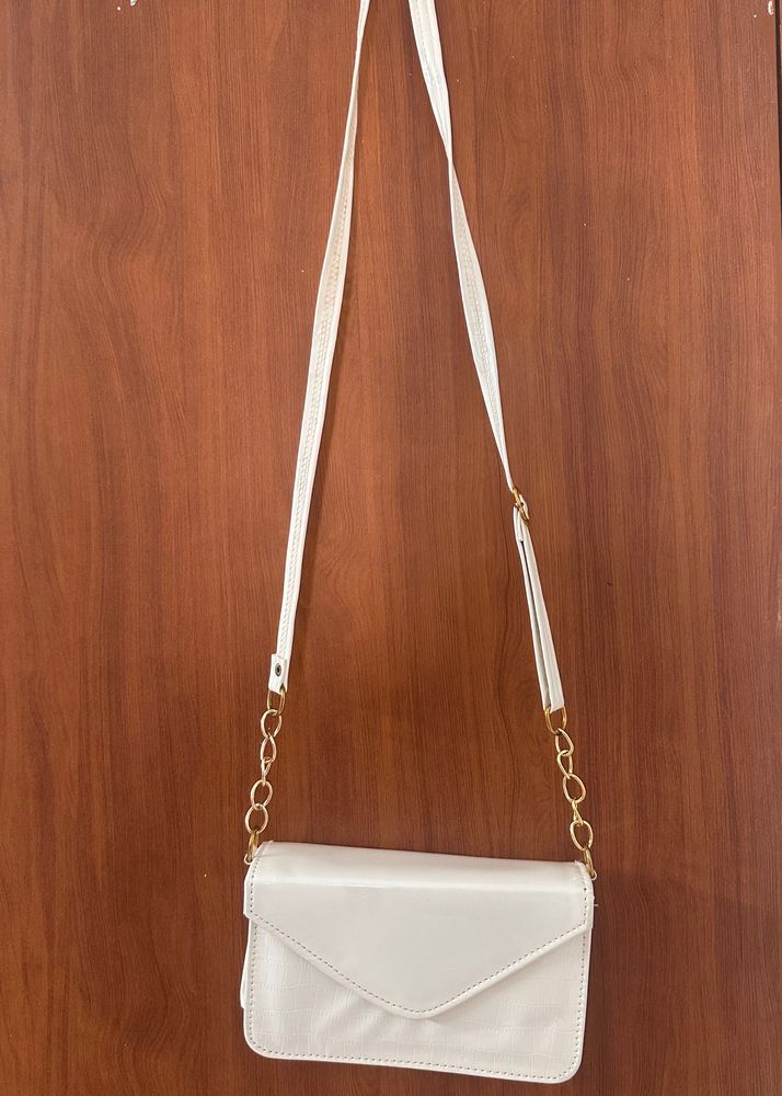 White Sling Bag