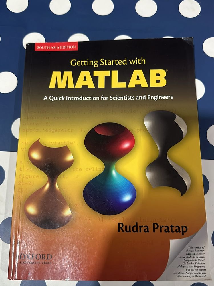 MATLAB OXFORD BOOK By Rudra Pratap