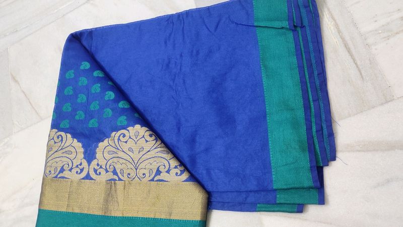 Blue Saree