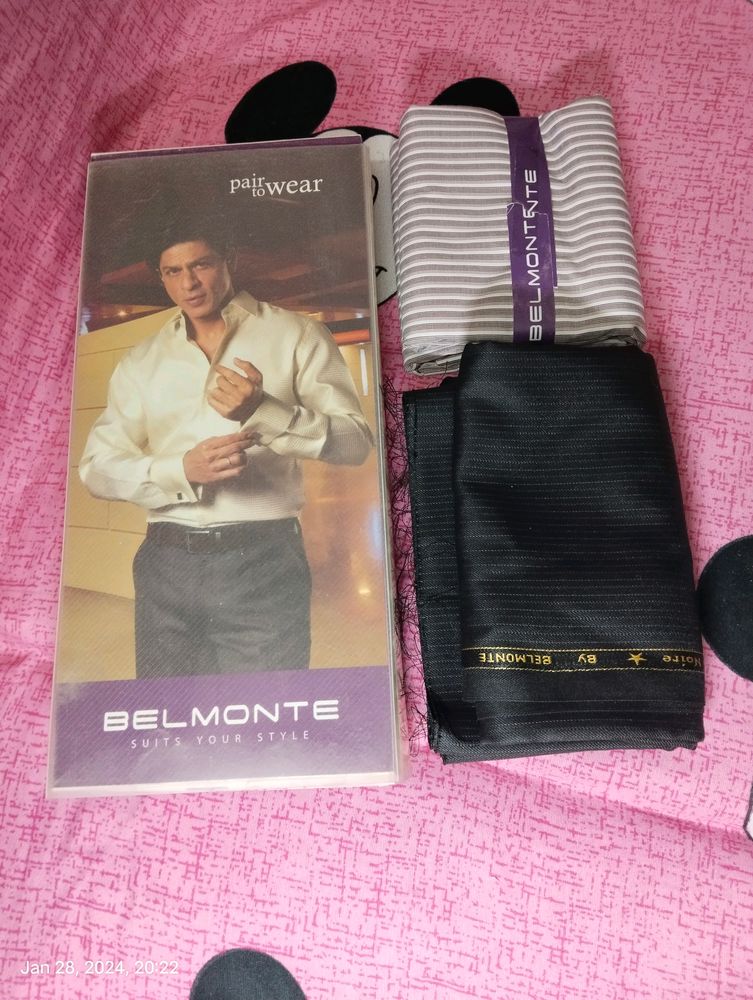 Belmonte Shirt And Pant Material For Men